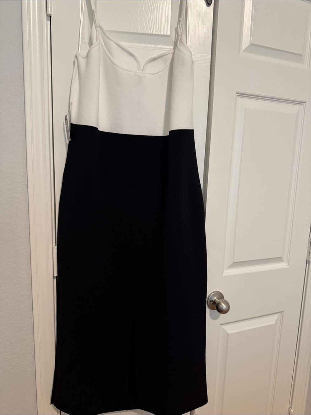 Express Black High-Waist Midi Pencil Skirt - Picture 4 of 4